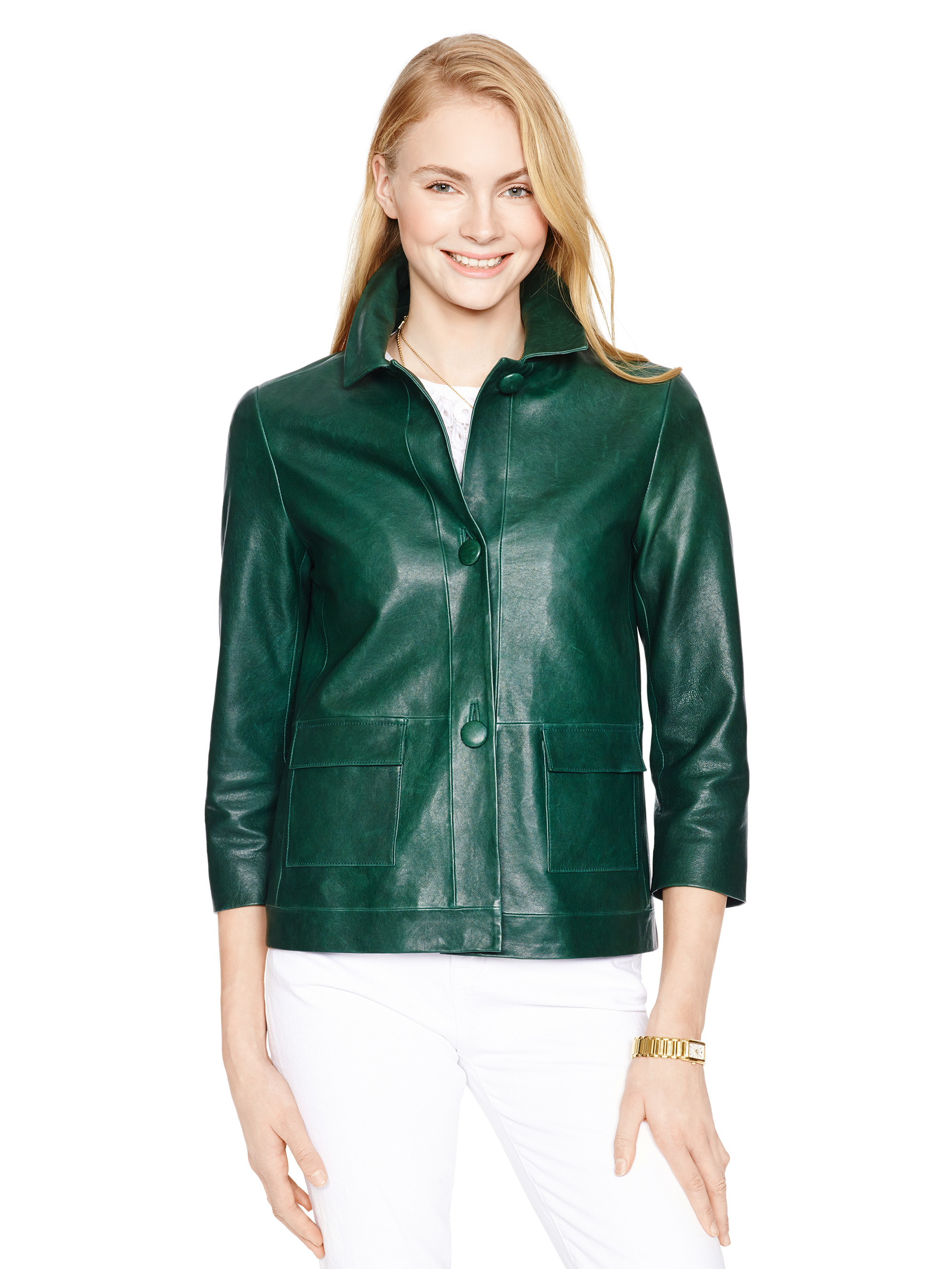 Kate Spade Alivia Jacket In Green Lyst Gallery