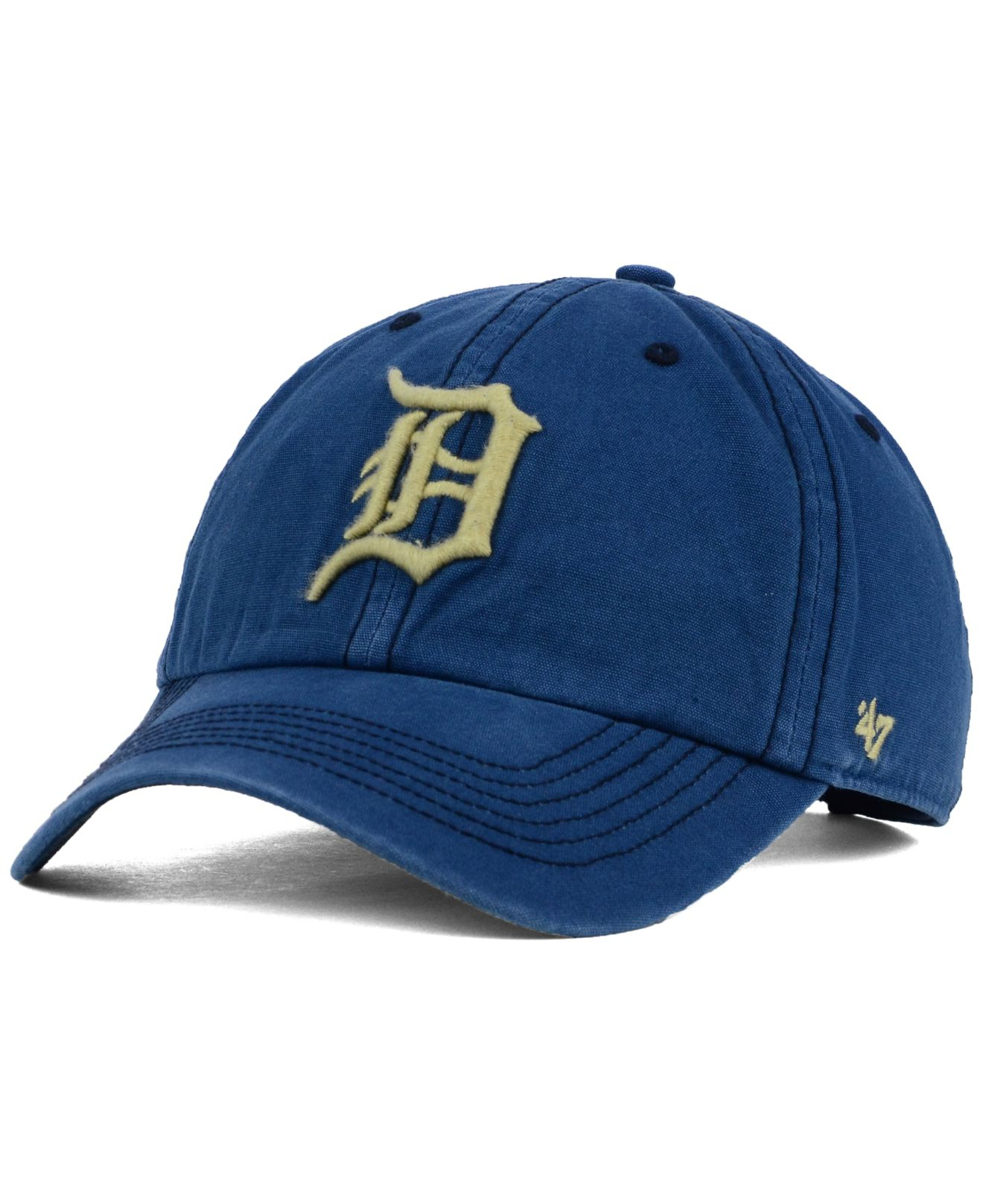 47 brand Detroit Tigers Stillwater Clean Up Cap in Blue for Men | Lyst