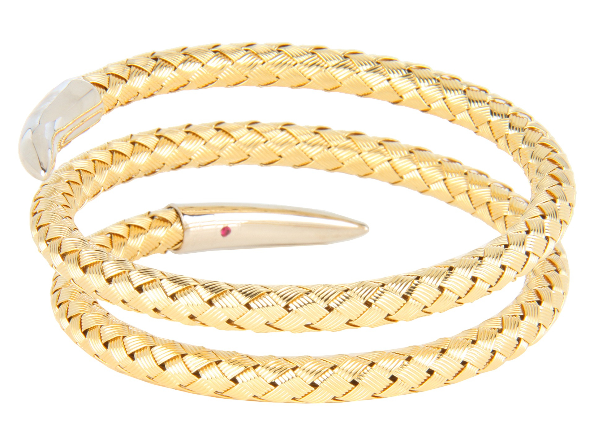 Lyst Roberto Coin Snake Bangle In Metallic Gallery