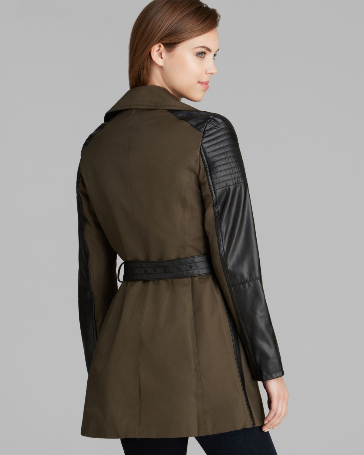 Laundry By Si Segal Double Ted Trench Anorak Coat In Gallery
