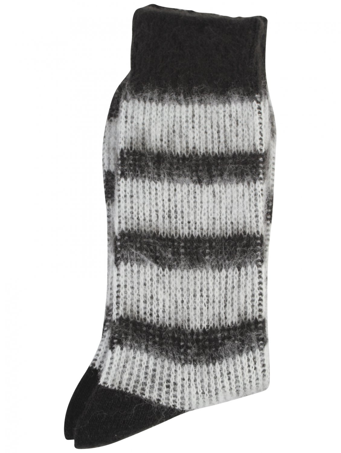 Yohji Yamamoto Striped Socks in Gray for Men (grey) | Lyst
