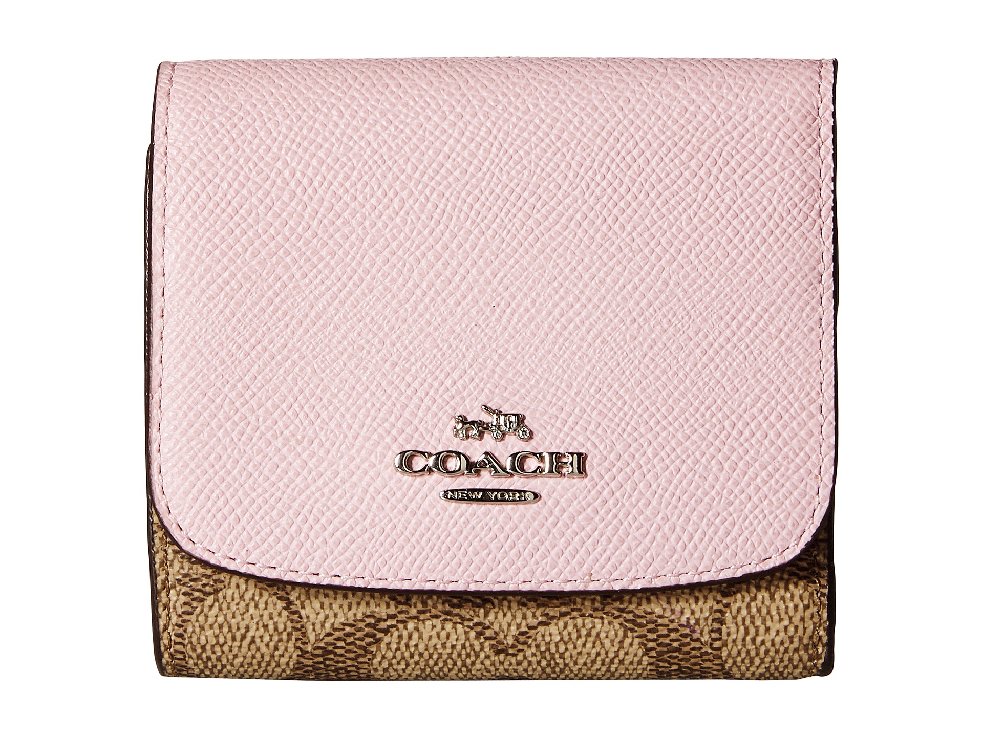 Lyst - Coach Small Wallet in Pink