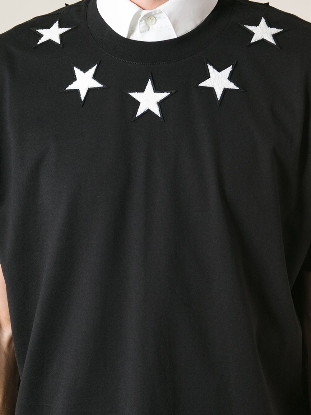 Lyst Givenchy Star Tshirt In Black For Men