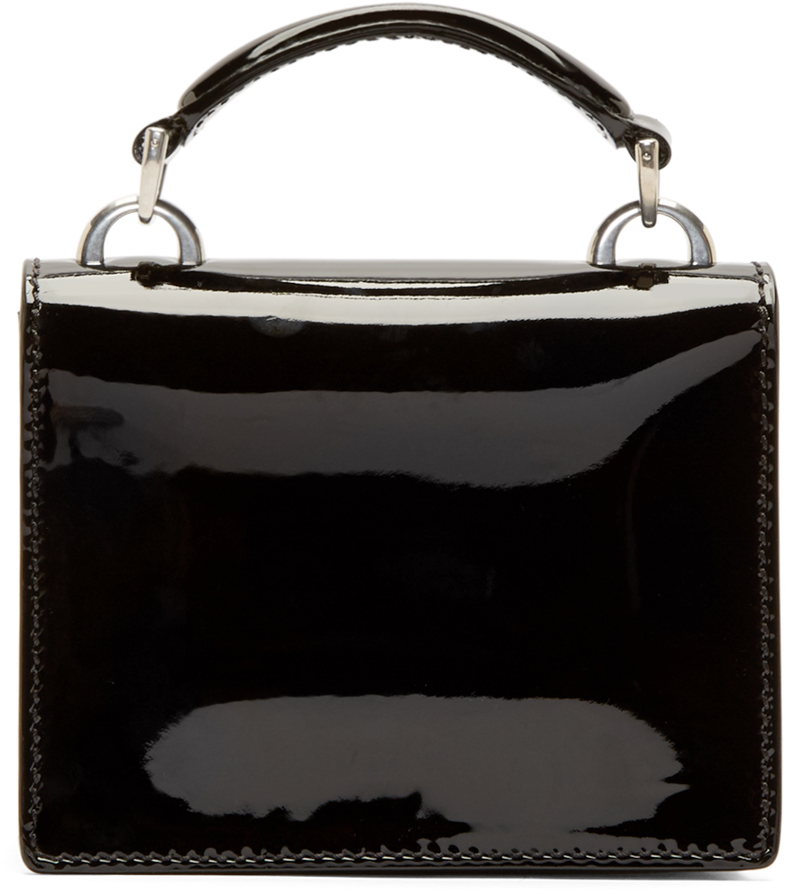 Lyst Marc Jacobs Black Patent Leather Mini Mischief Shoulder Bag Gallery