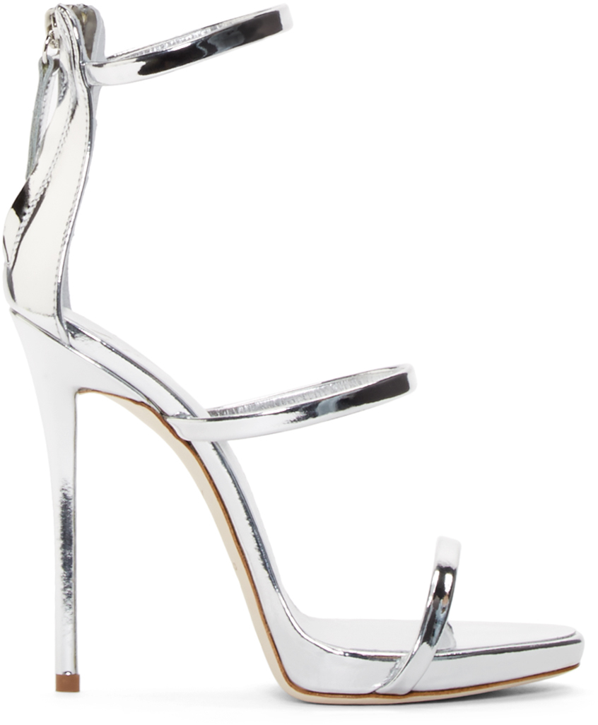 silver giuseppe shoes