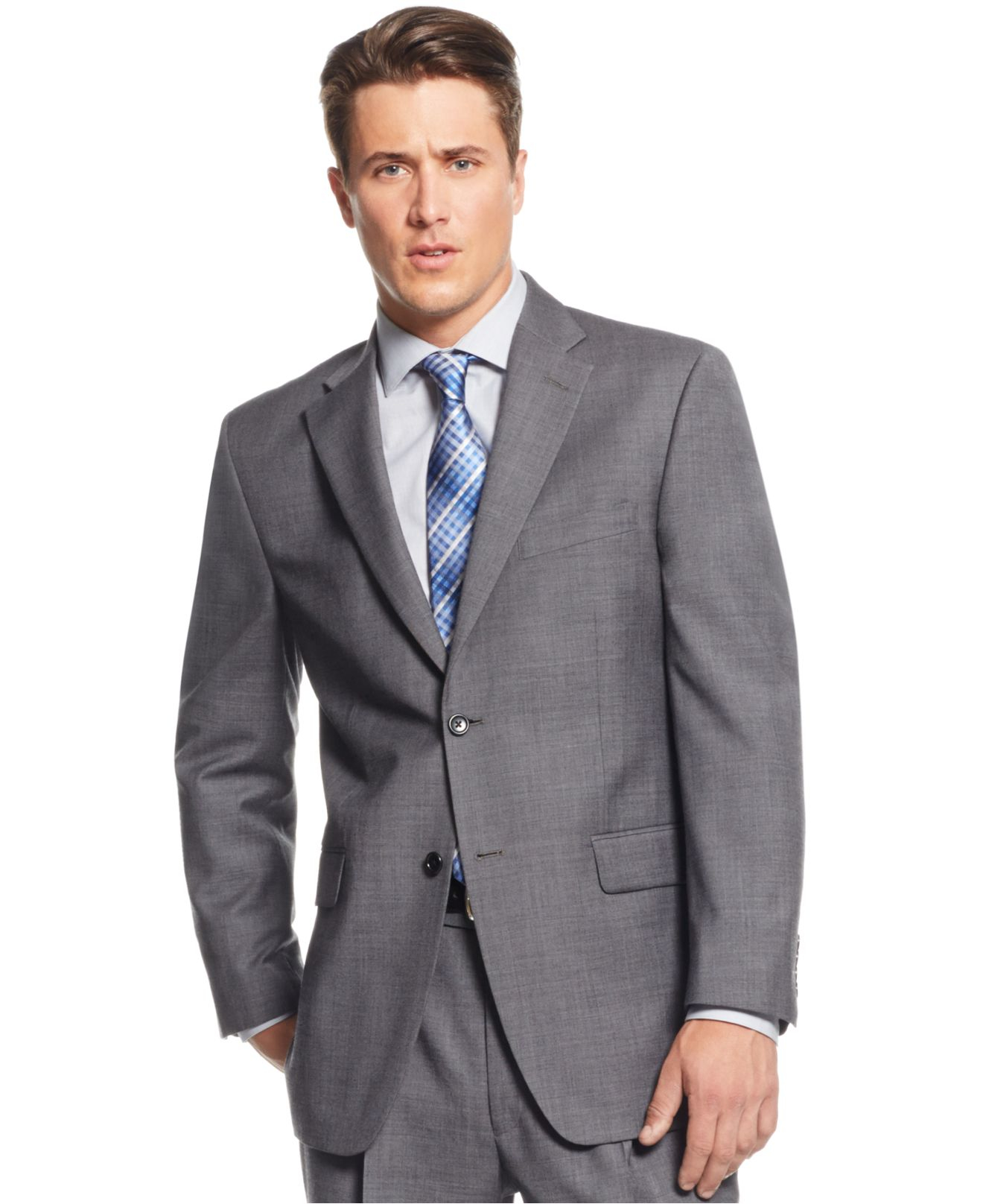 Men's Suits Jones New York : Jones New York Men's Size 42L 3 Button