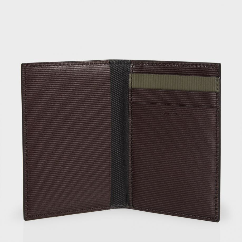 Lyst - Paul Smith Men&#39;s Black Saffiano Calf Leather Credit Card Wallet in Black for Men