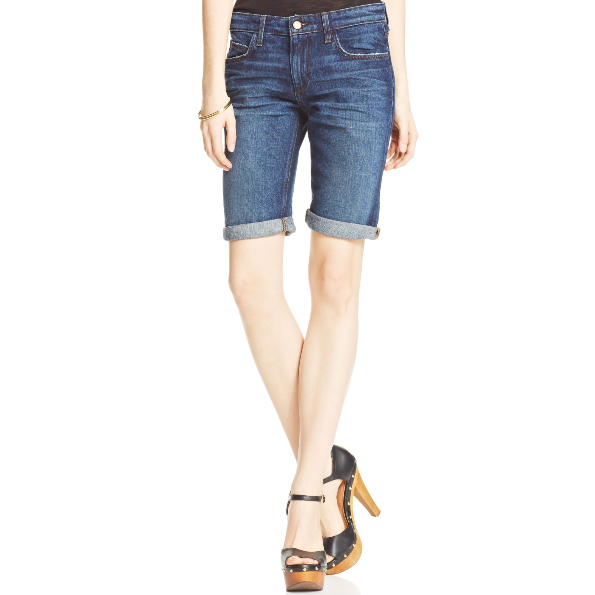 Joe's jeans Jeans Zendaya Bermuda Shorts in Blue Lyst