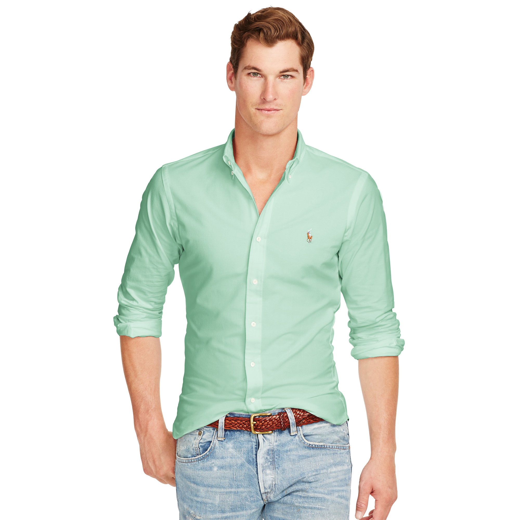 stretch tailored slim fit ralph lauren