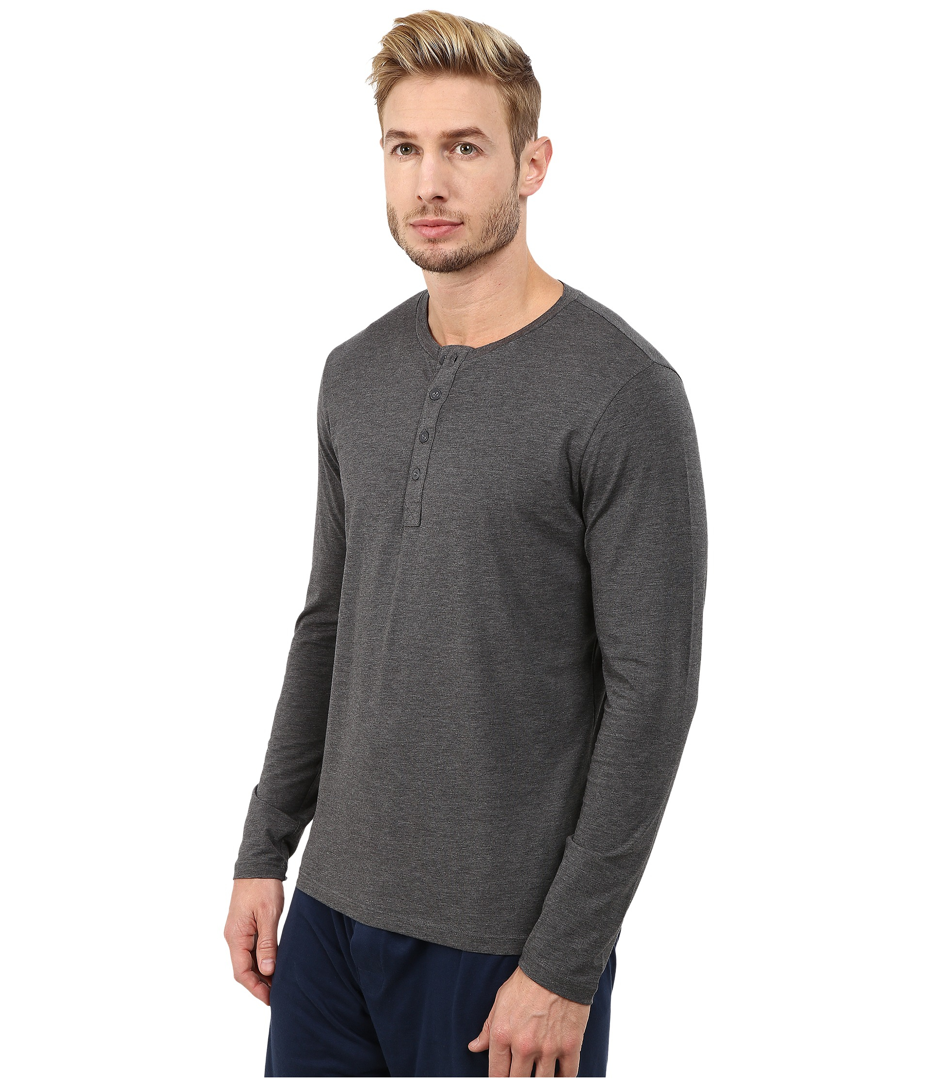 Lyst - BOSS Long Sleeve Balance Shirt in Gray for Men