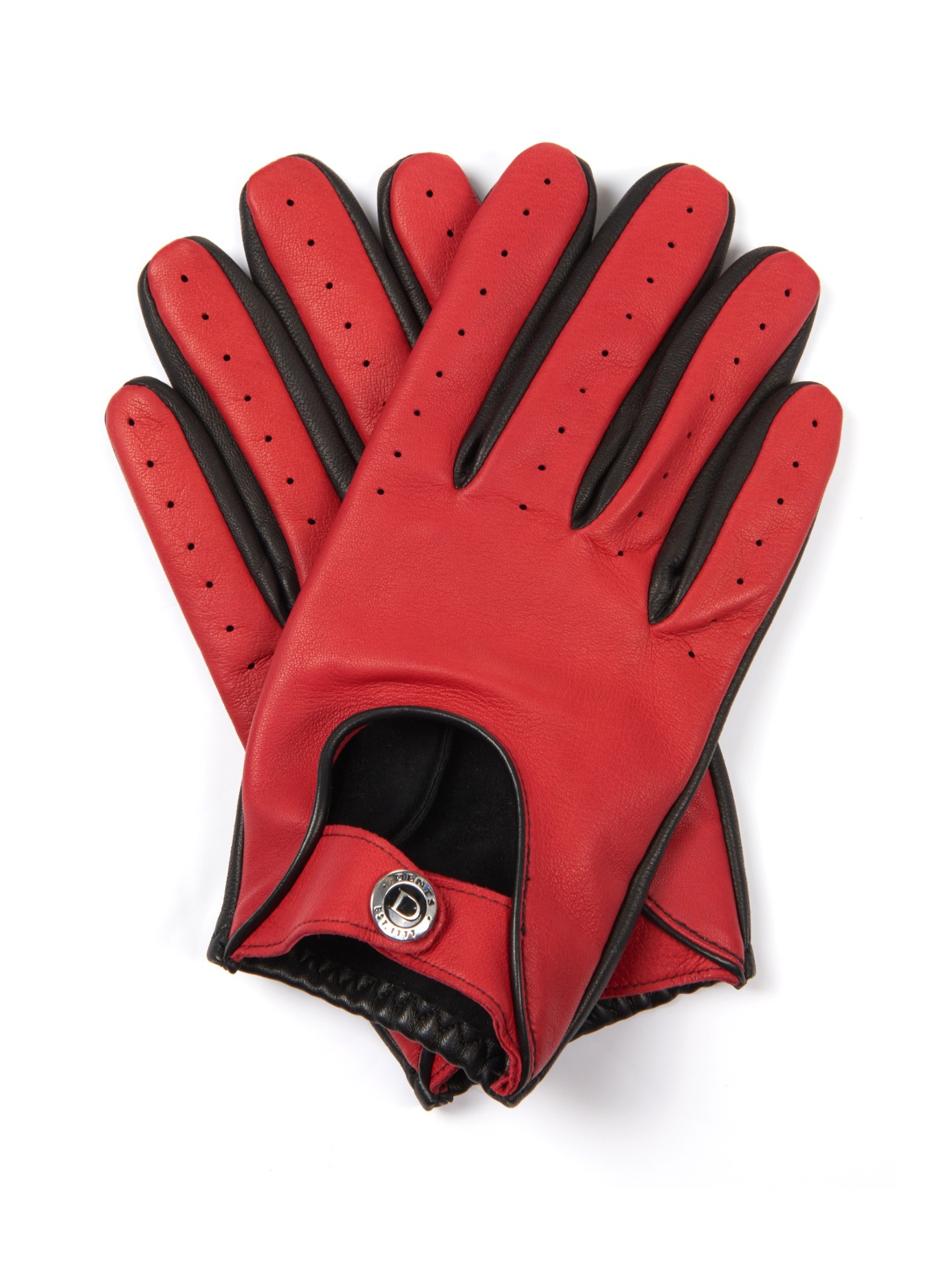 Lyst - Dents Woburn Leather Driving Gloves in Red for Men