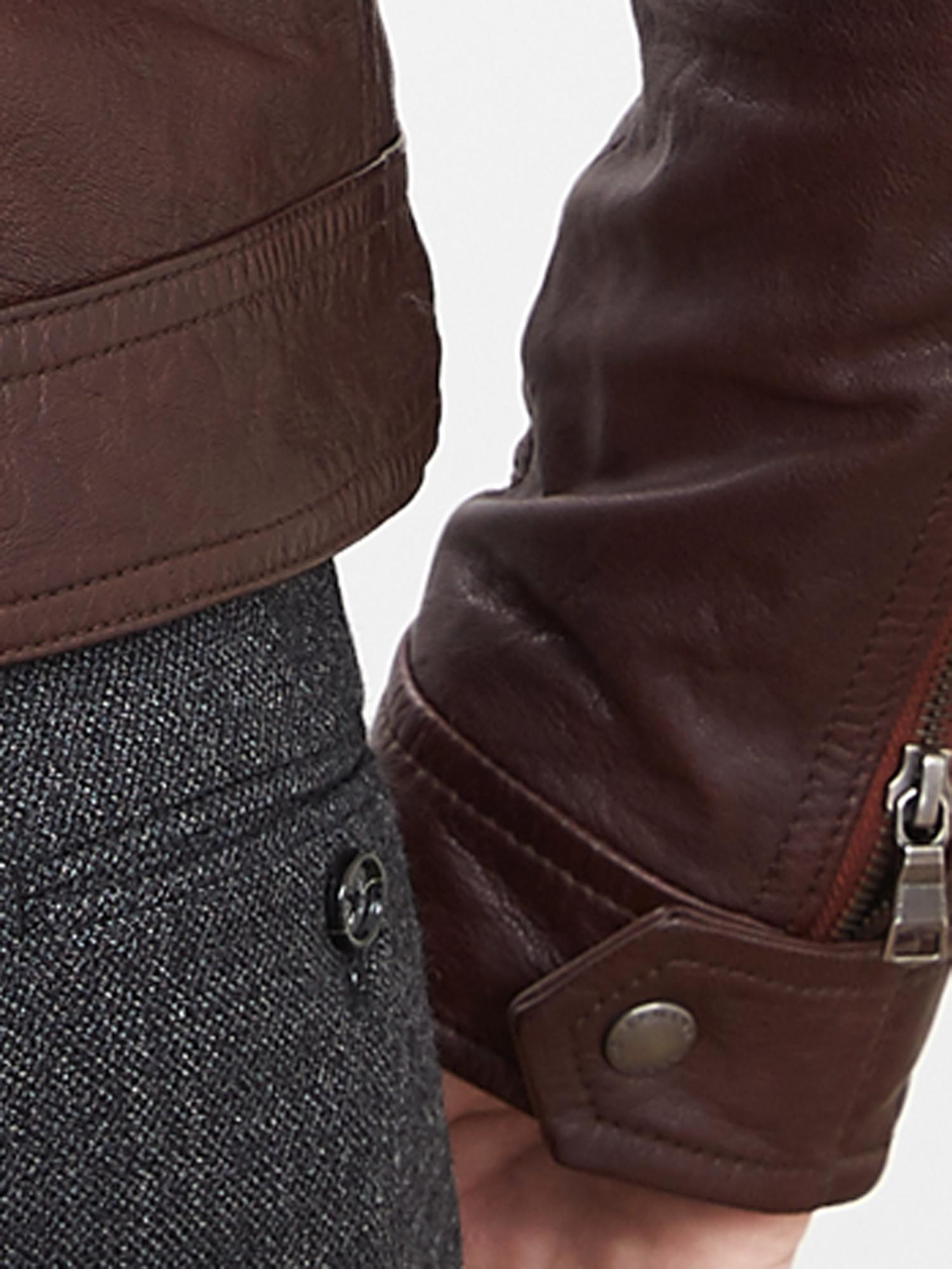 Banana Republic Cognac Genuine Leather Jacket In Brown For Men Lyst Gallery