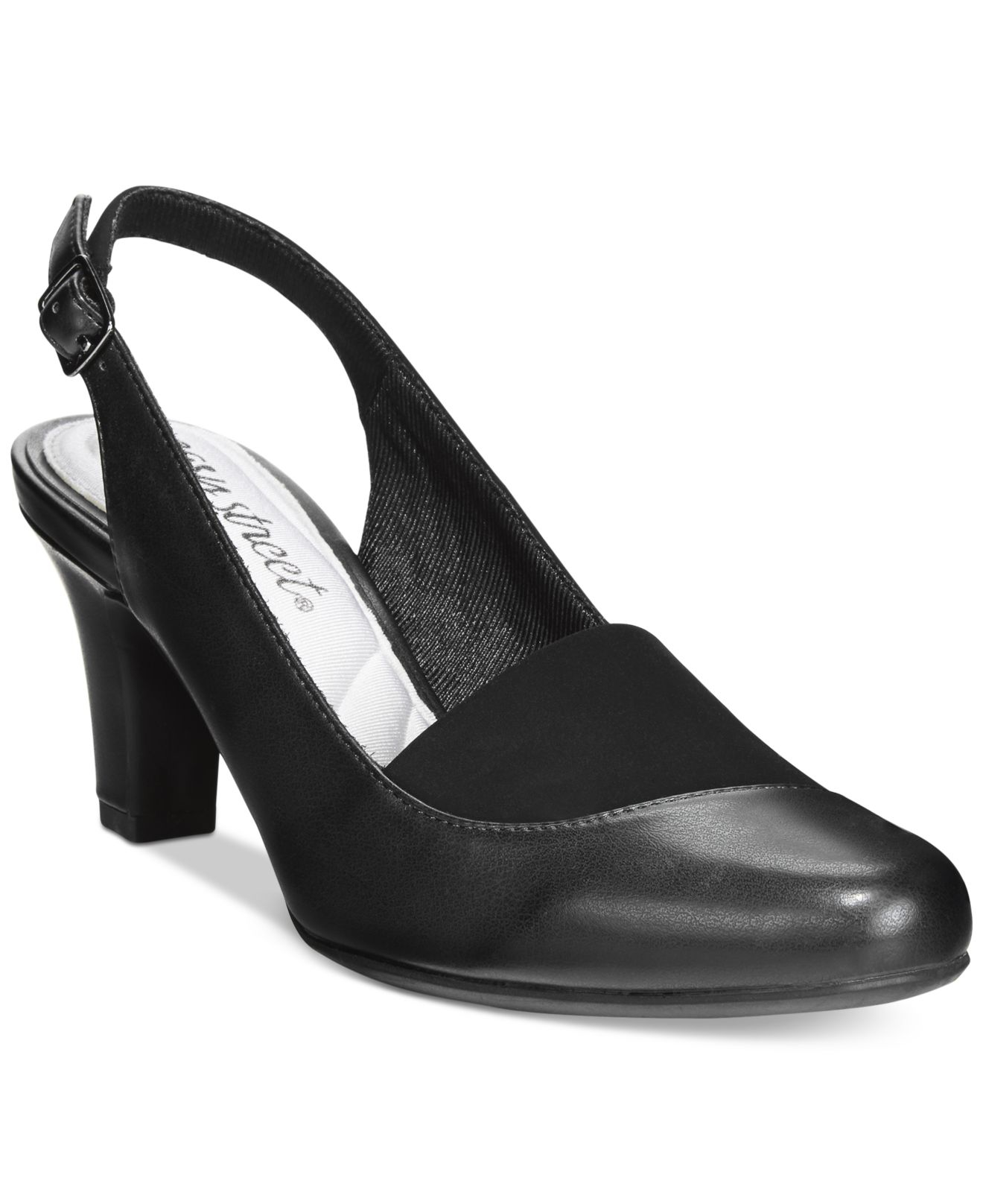 Easy street Tribella Slingback Pumps in Black Lyst