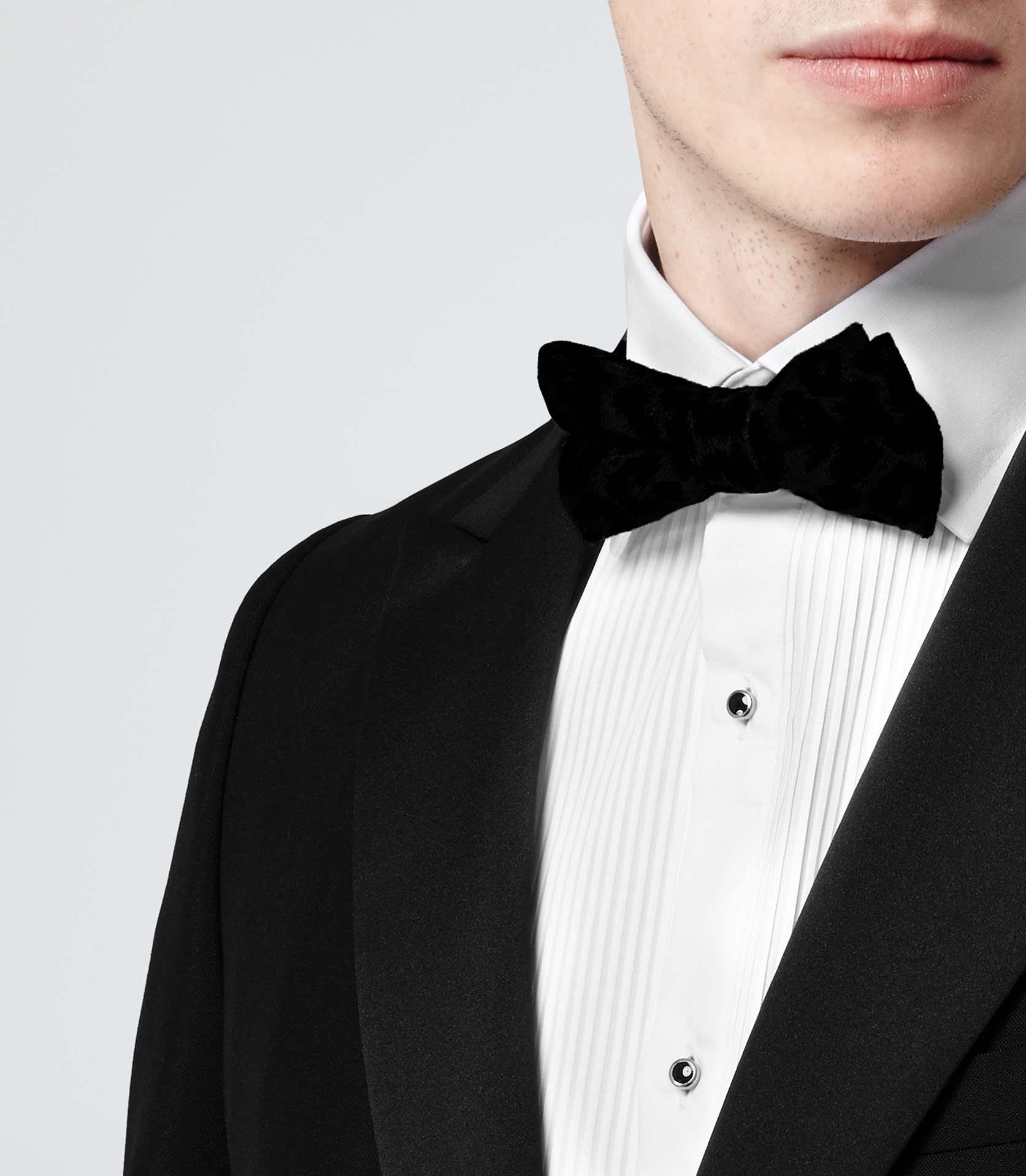 white formal dinner shirt