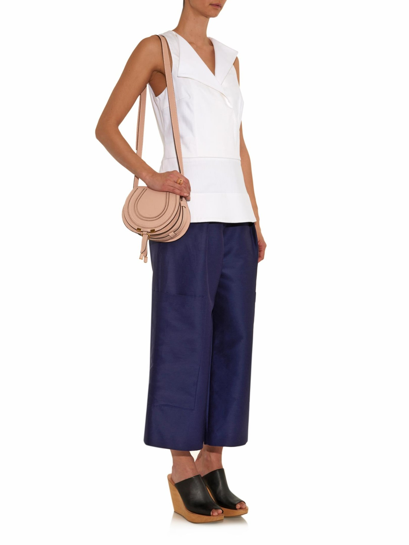 Lyst Chloé Marcie Small Cross Body Bag In Pink Gallery