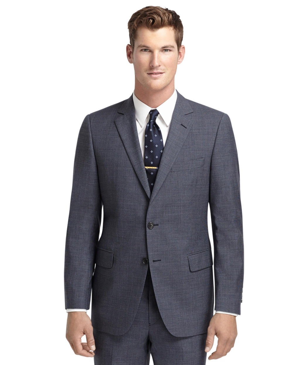 Lyst - Brooks brothers Fitzgerald Fit Navy Houndstooth Suit in Blue for Men