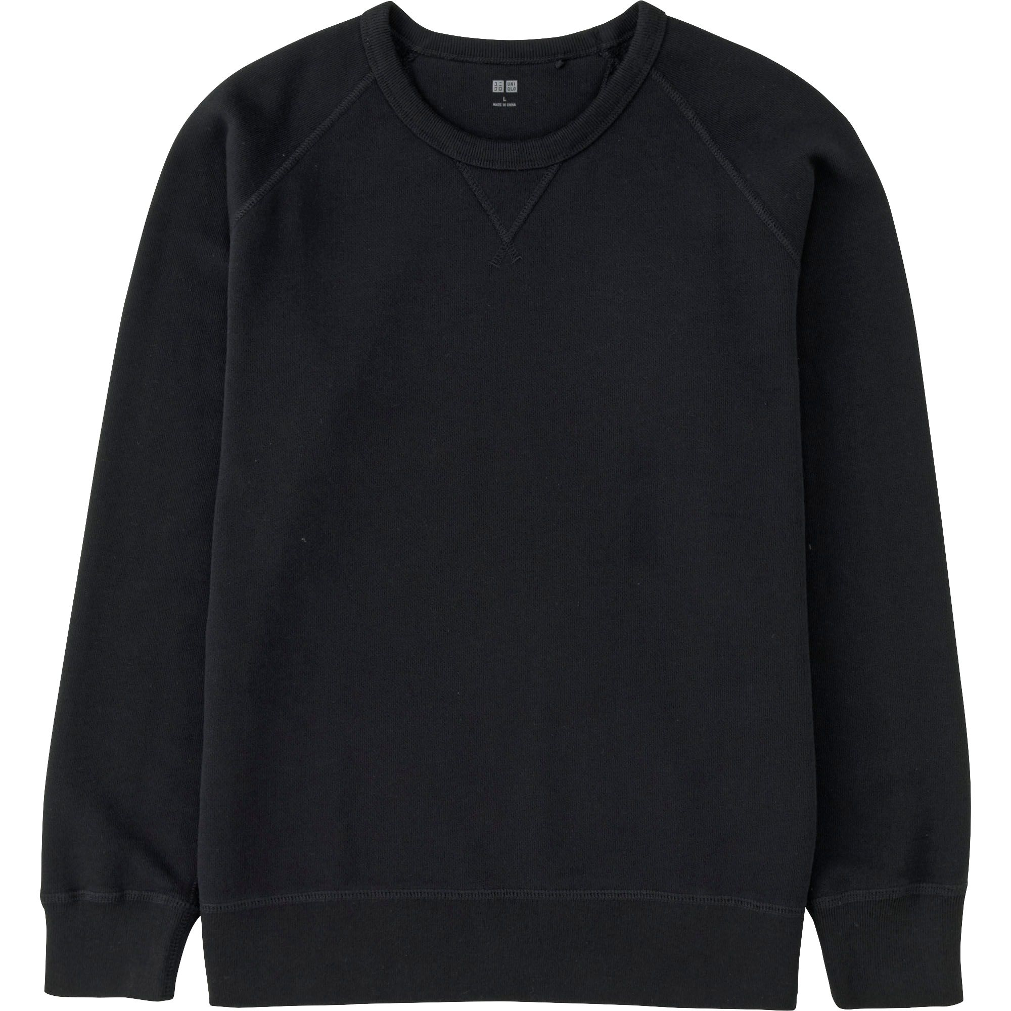 Uniqlo Men Sweatshirt in Black for Men | Lyst