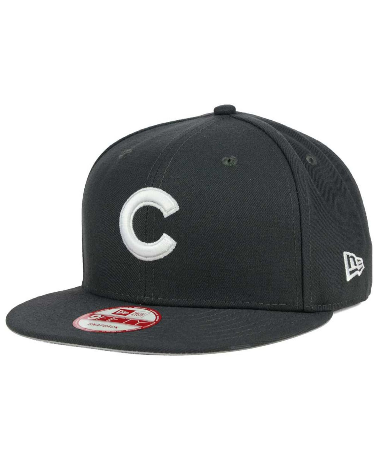 Lyst - Ktz Chicago Cubs C-dub 9fifty Snapback Cap in Black for Men