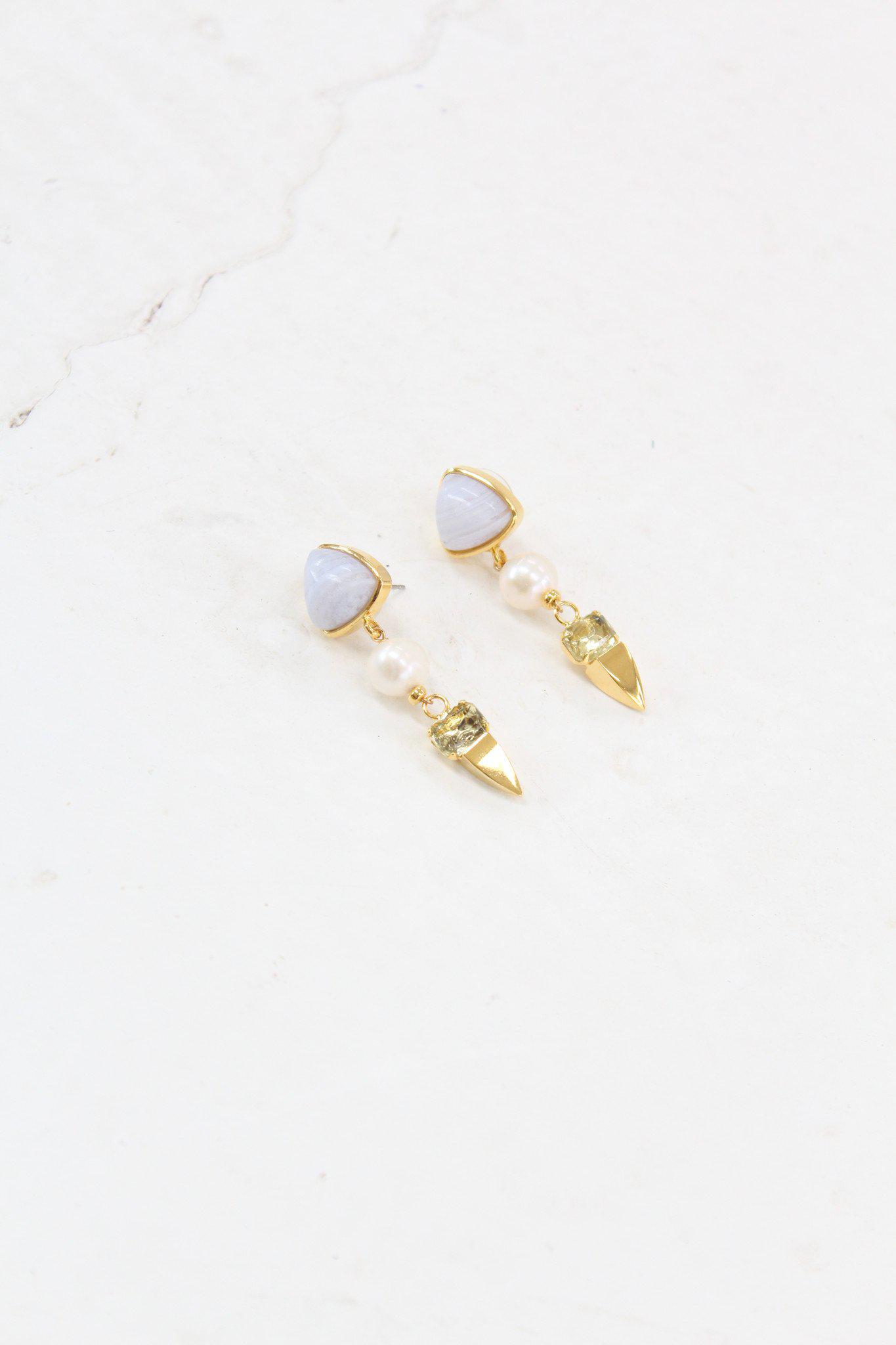 Lyst Lizzie Fortunato Oyster Pearl Earrings Gallery