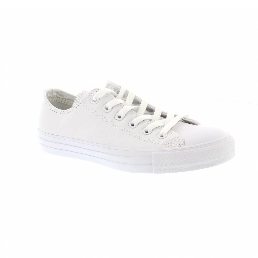 converse mono leather white