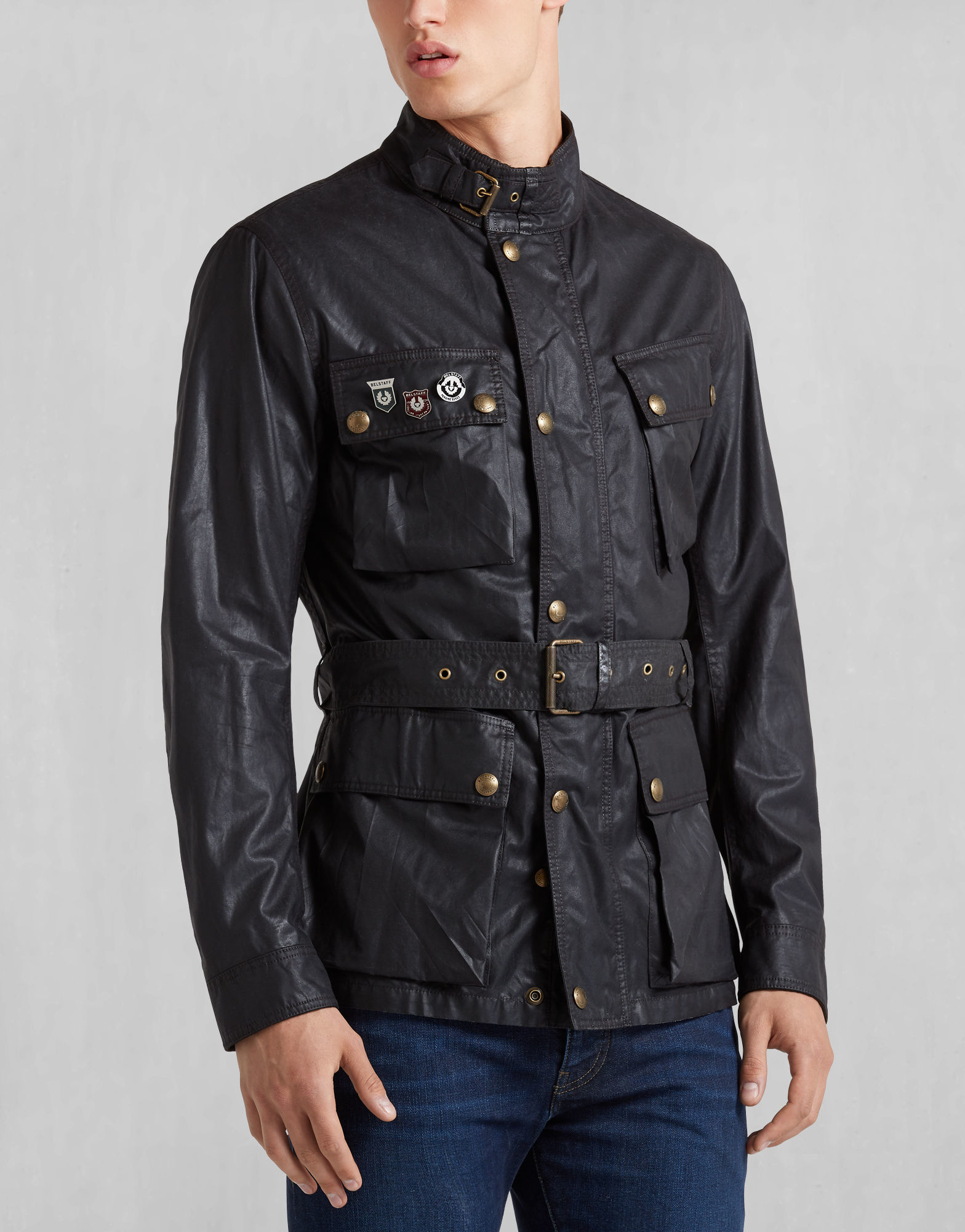 Belstaff Leather Trialmaster Ps Jacket in Black for Men - Lyst