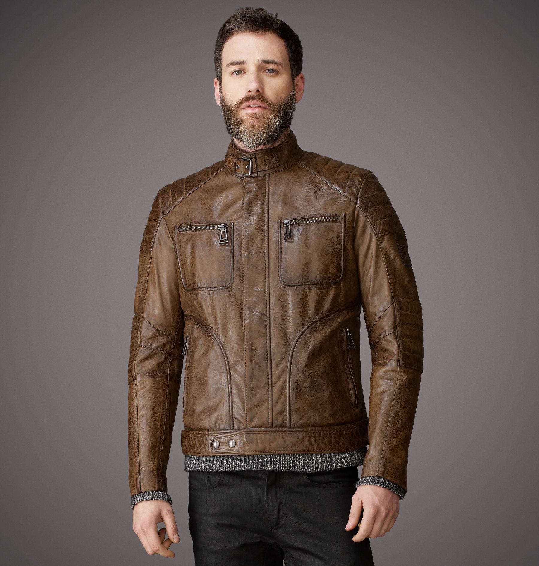 Belstaff Weybridge Leather Jacket Black/Brown Belstaff Weybridge Leather Jacket Black/Brown