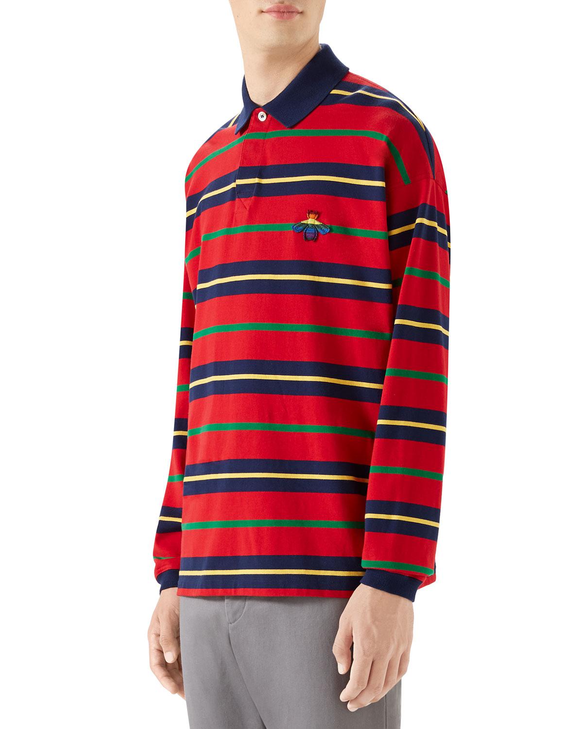 gucci men's long sleeve shirts