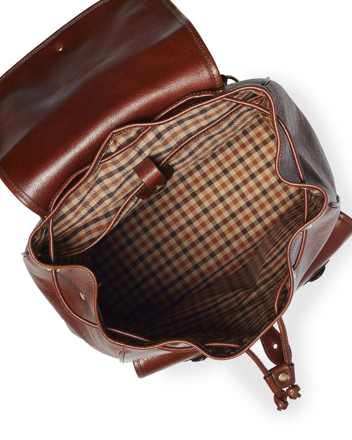 Ghurka Blazer No. 278 Leather Backpack in Brown for Men - Lyst