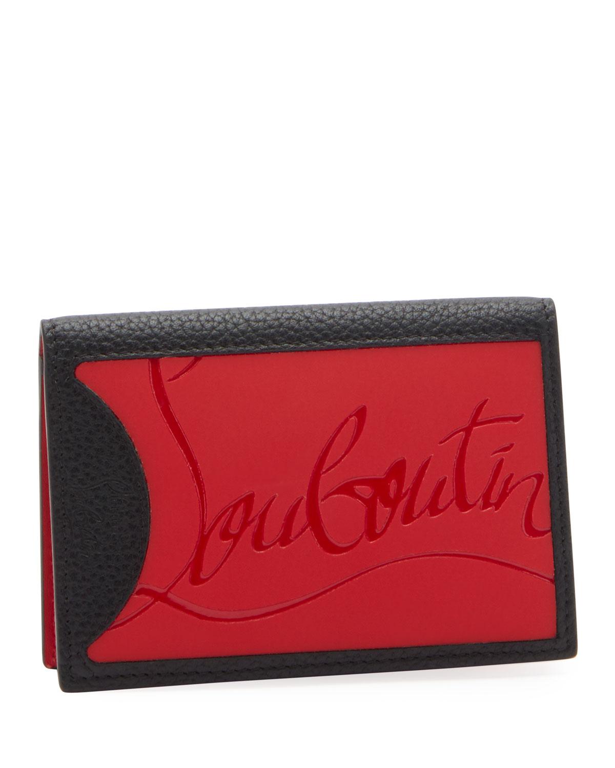 Christian Louboutin Men's Empire Two-tone Leather Wallet in Black for ...