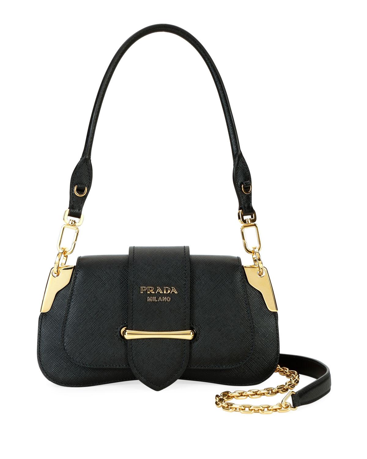 black shoulder mini bag