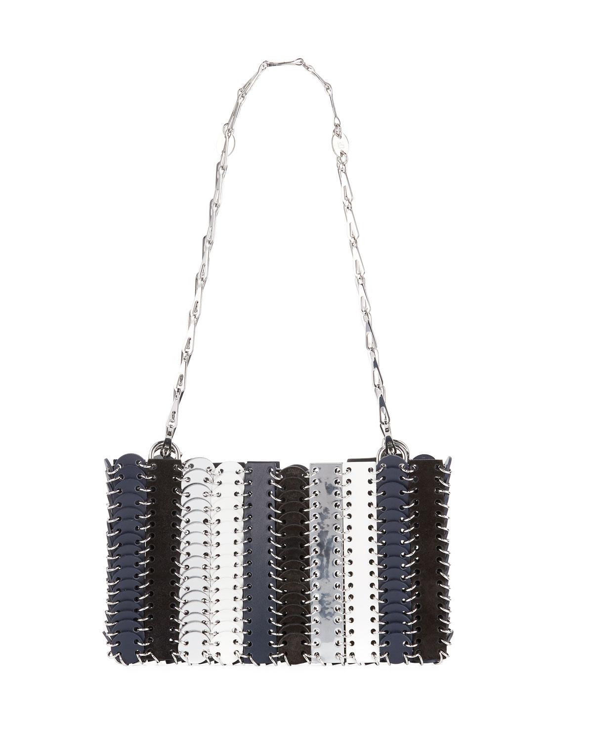 Rabanne Paco In Iconic Blue Shoulder Lyst Chain Bag aOvTnqw4