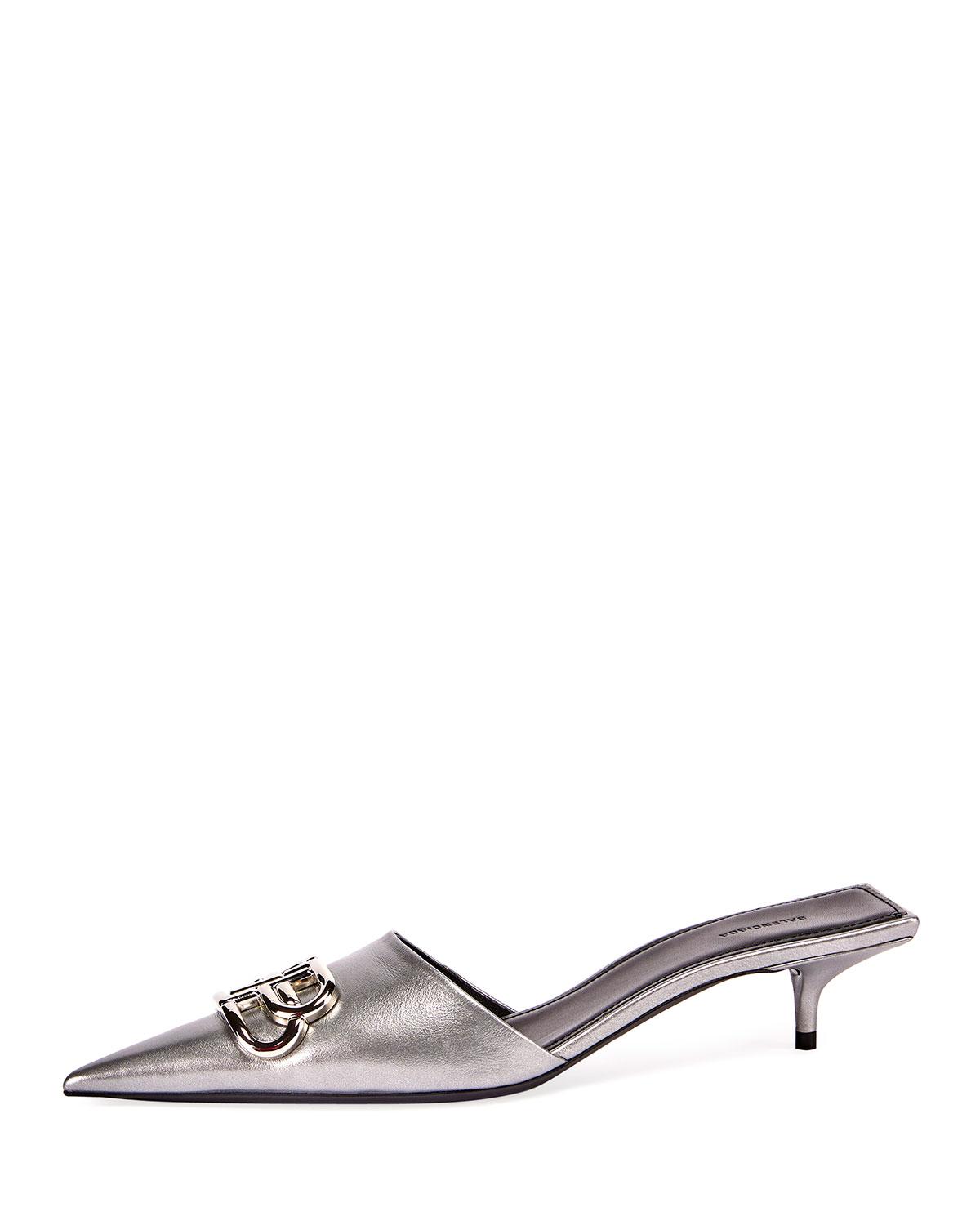 balenciaga square knife mules