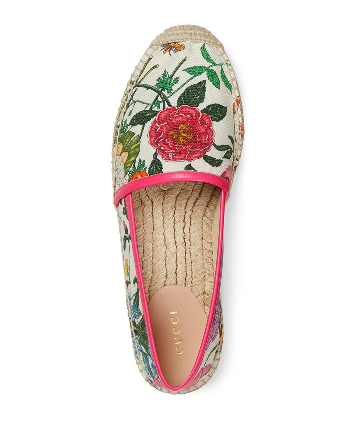 gucci flora espadrilles