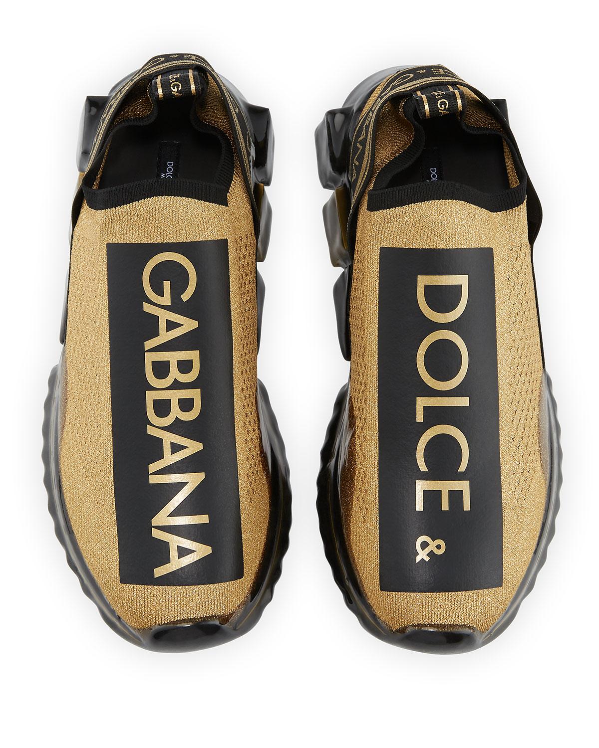 Dolce & Gabbana Men's Sorrento Logo Stripe Sneakers for Men - Lyst