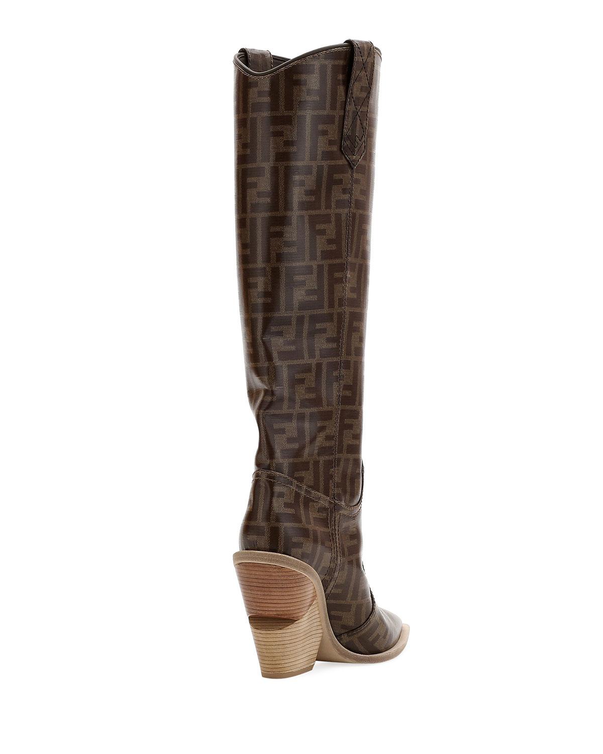 fendi long boots