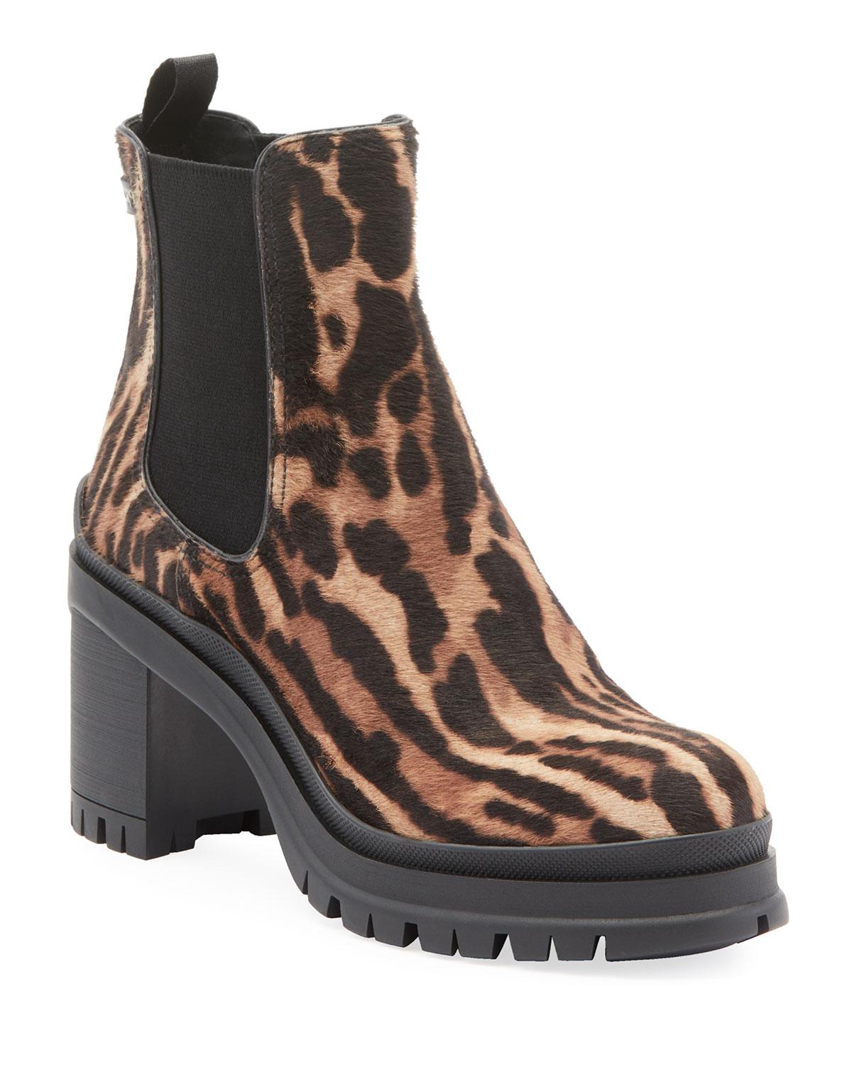 prada lug sole canvas boots