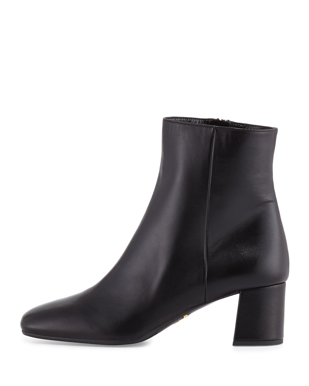 prada leather ankle boot
