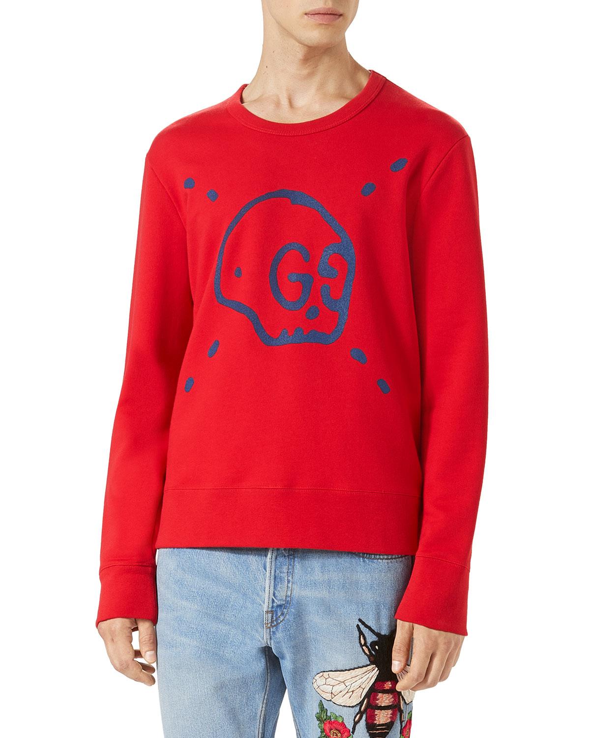  Gucci  Ghost Sweatshirt  in Red  for Men Lyst