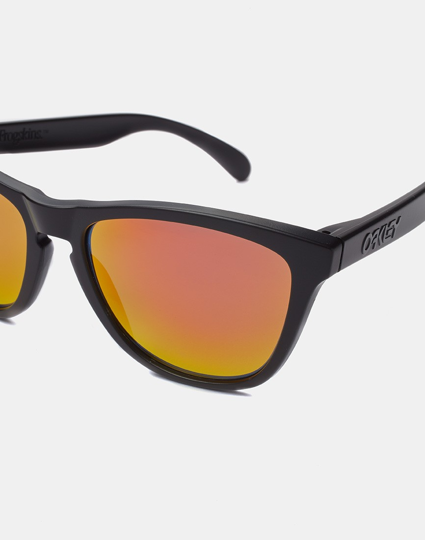 Lyst Oakley Matte Frogskins Sunglasses In Black For Men