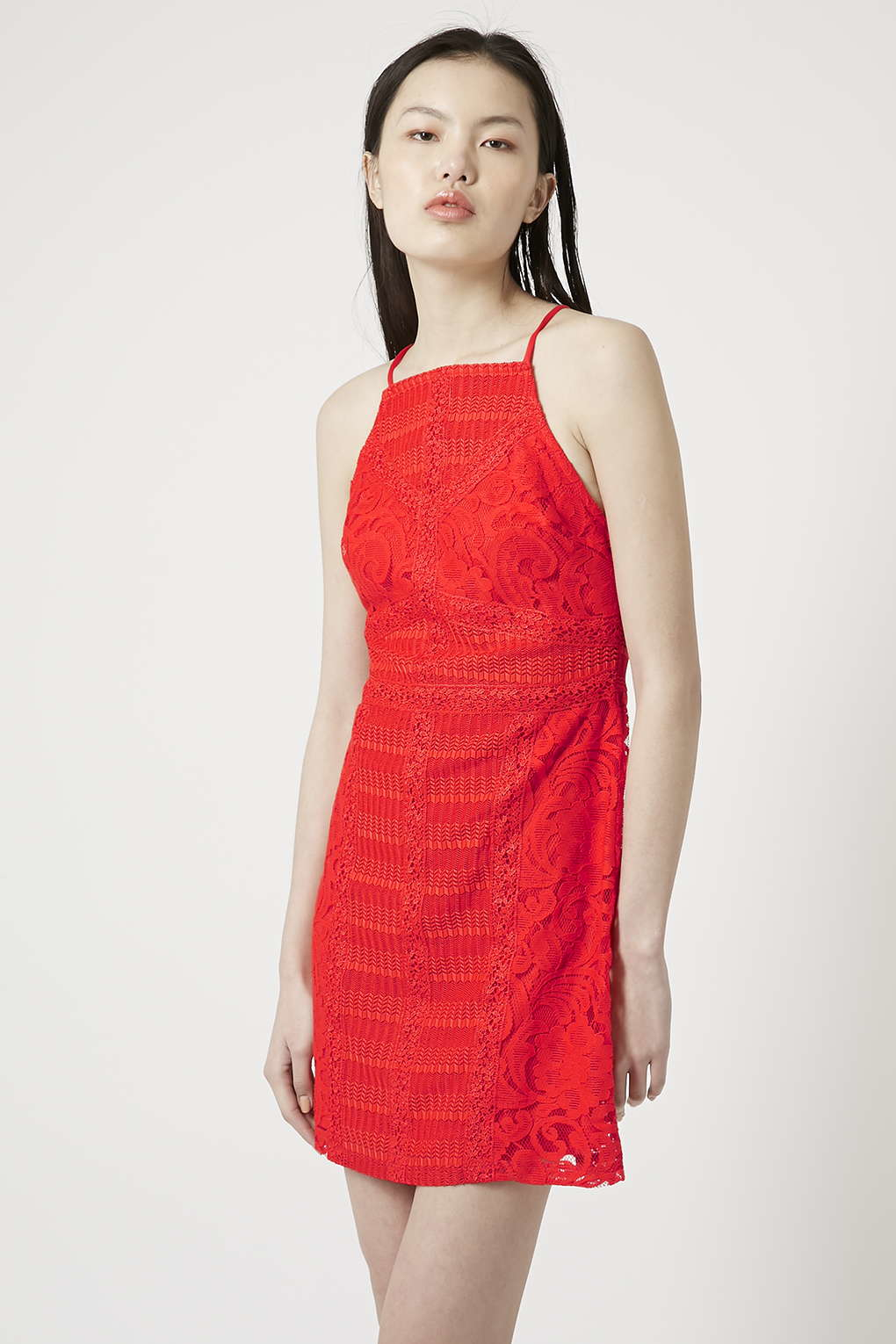 Red bodycon dress topshop