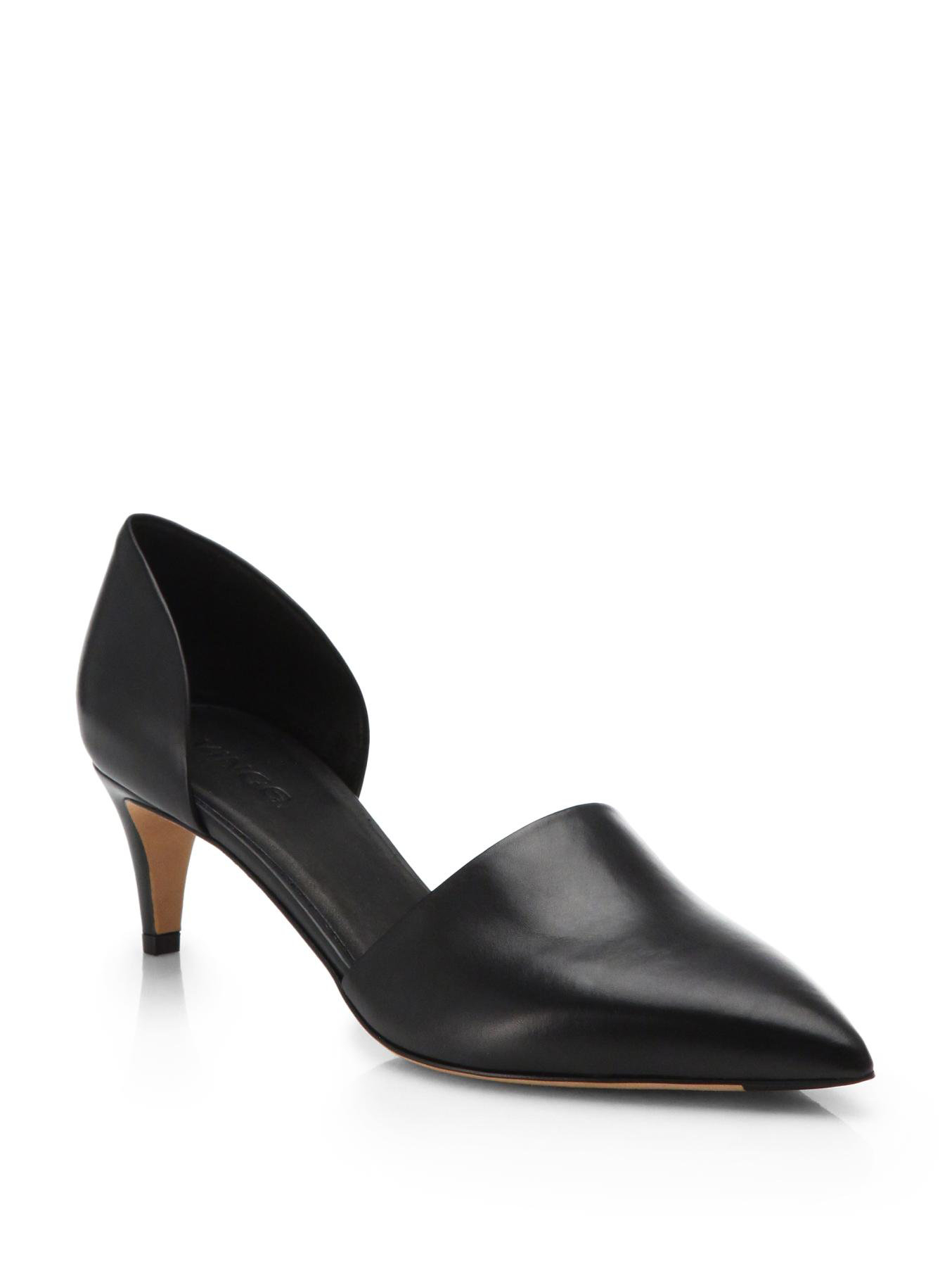 vince black pumps