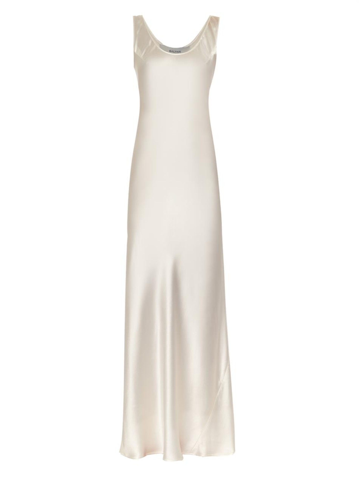 White Silk Dress