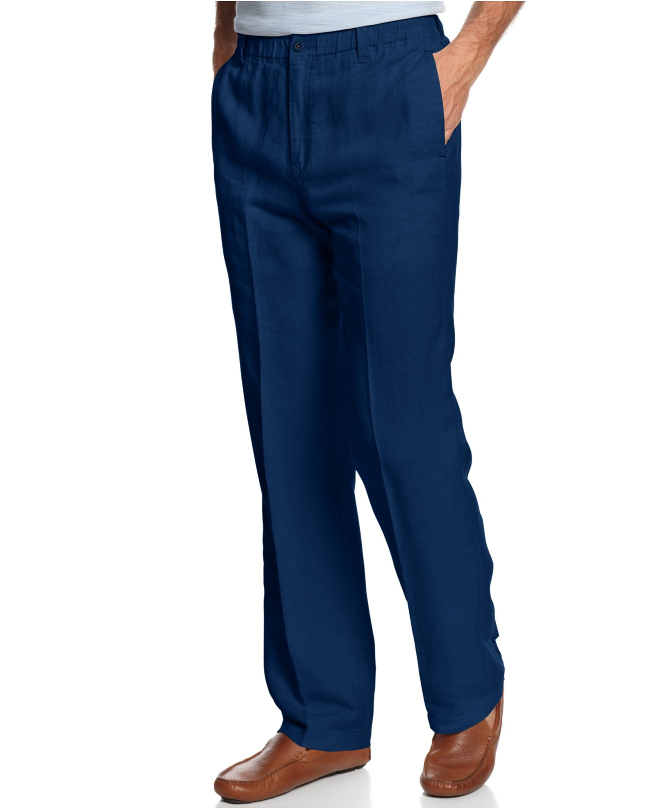 Tommy Bahama Big And Tall New Linen On The Beach Pants in Blue for Men ...