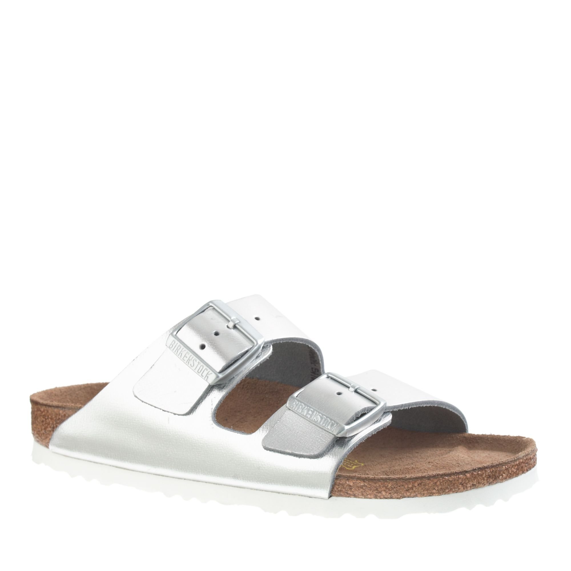 Lyst - J.Crew Birkenstock Metallic Leather Arizona Sandals in Metallic