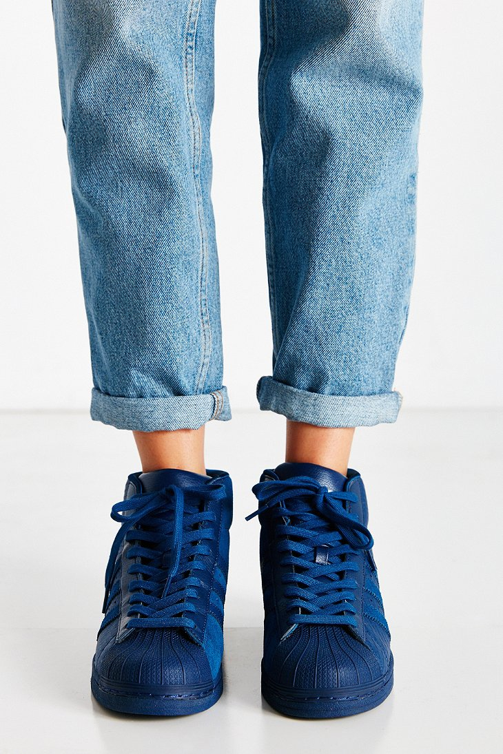 adidas pro model navy blue