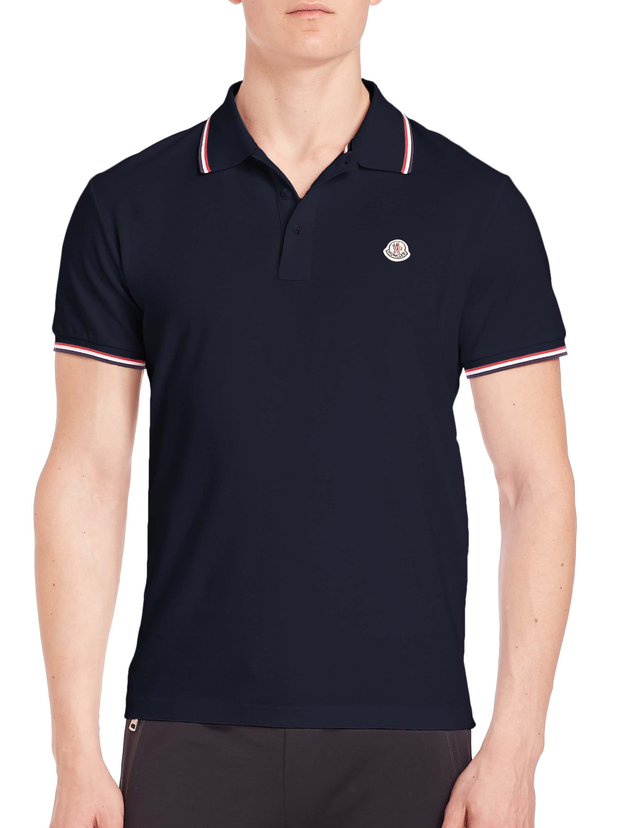 moncler navy blue polo moncler navy blue polo