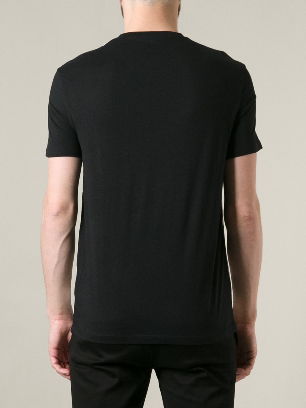 Lyst - Neil Barrett Checked Tshirt in Black for Men