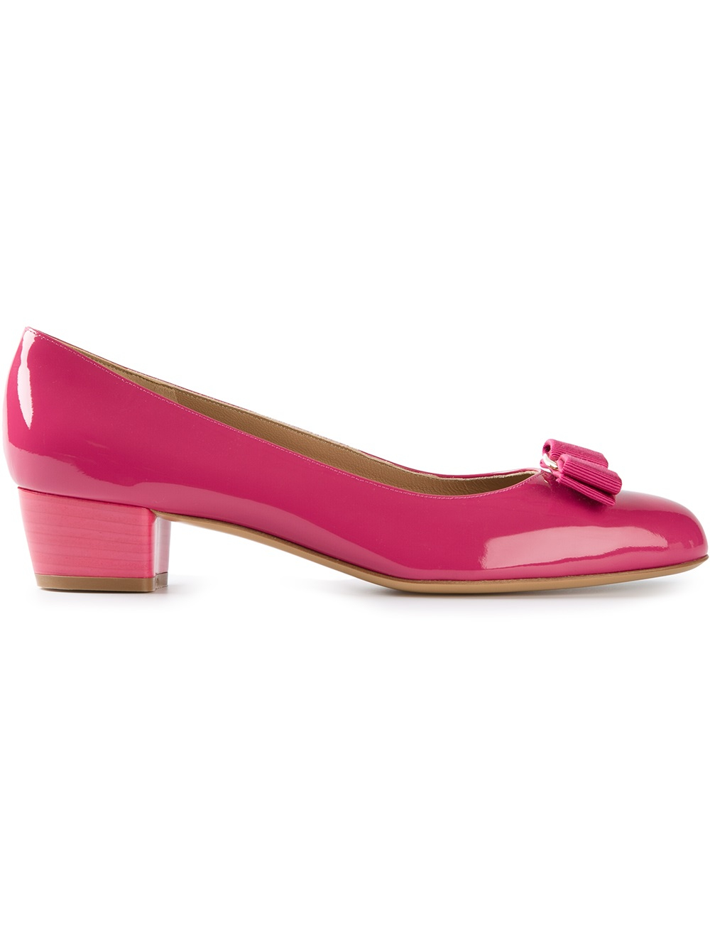 Ferragamo Vara Pump in Pink (pink & purple) | Lyst