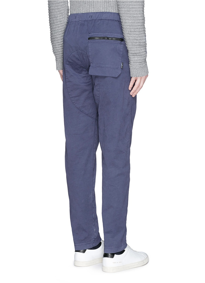 dark blue jogging pants