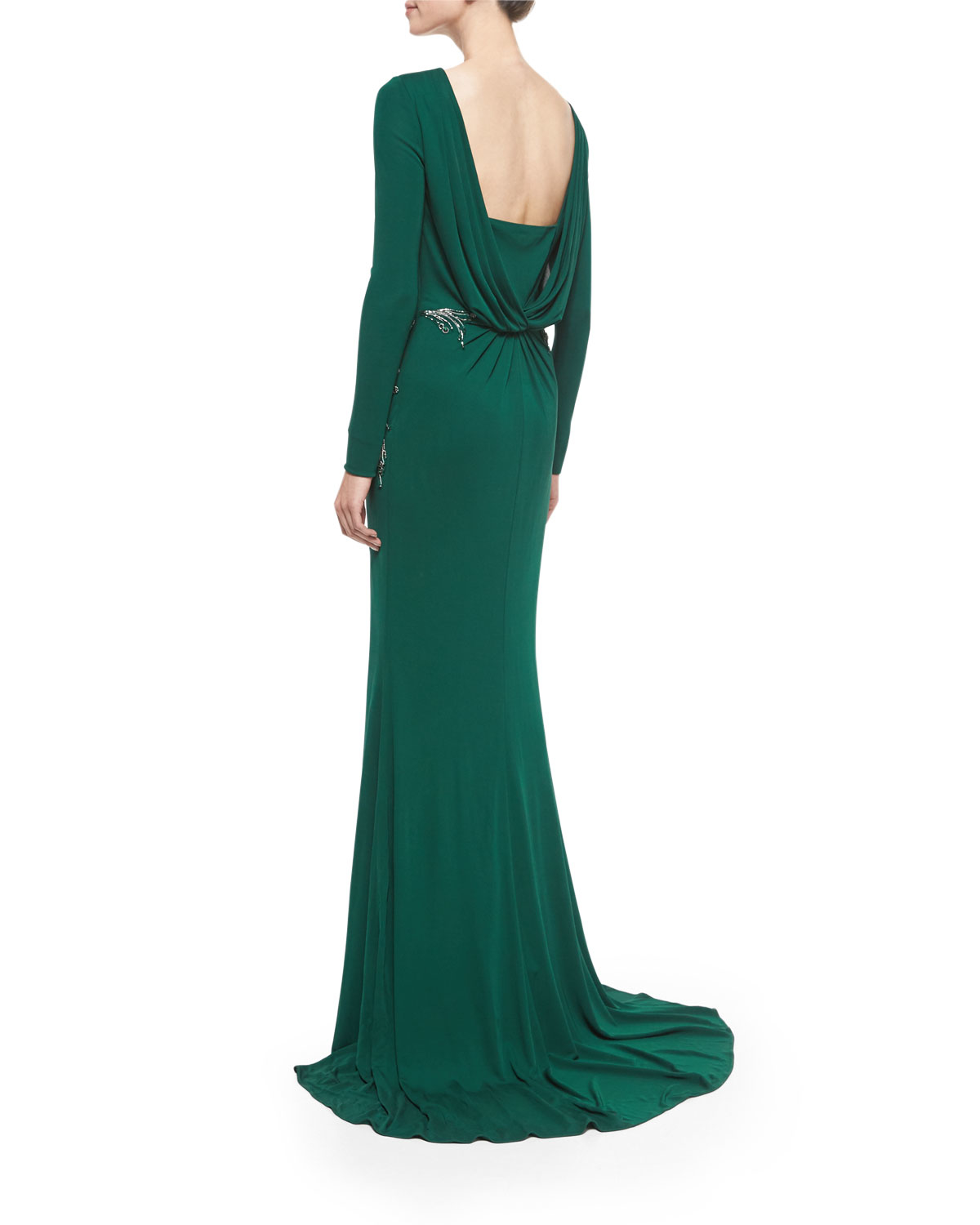 neiman marcus emerald green dress